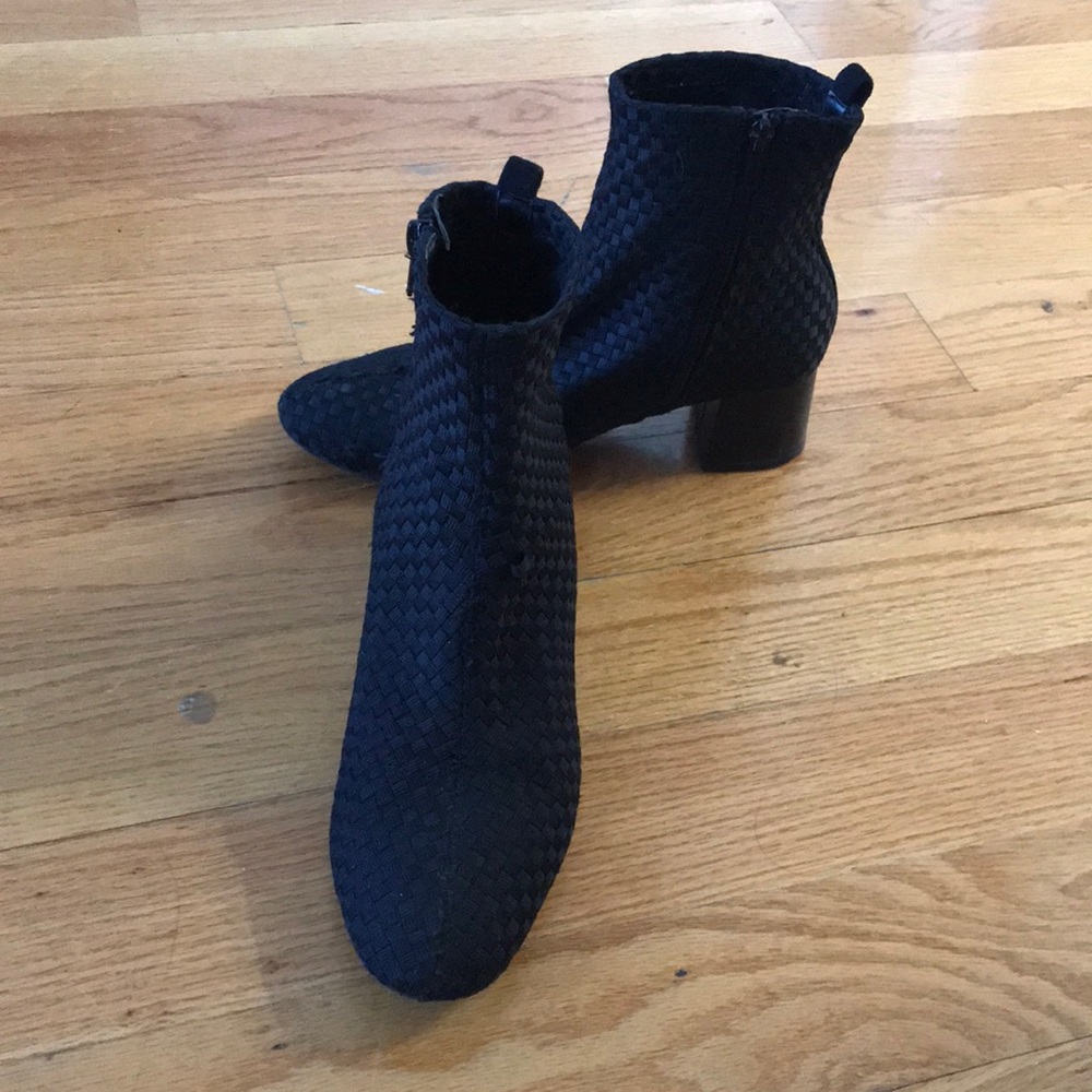 Top shop sock boots fabric size eu 38 black